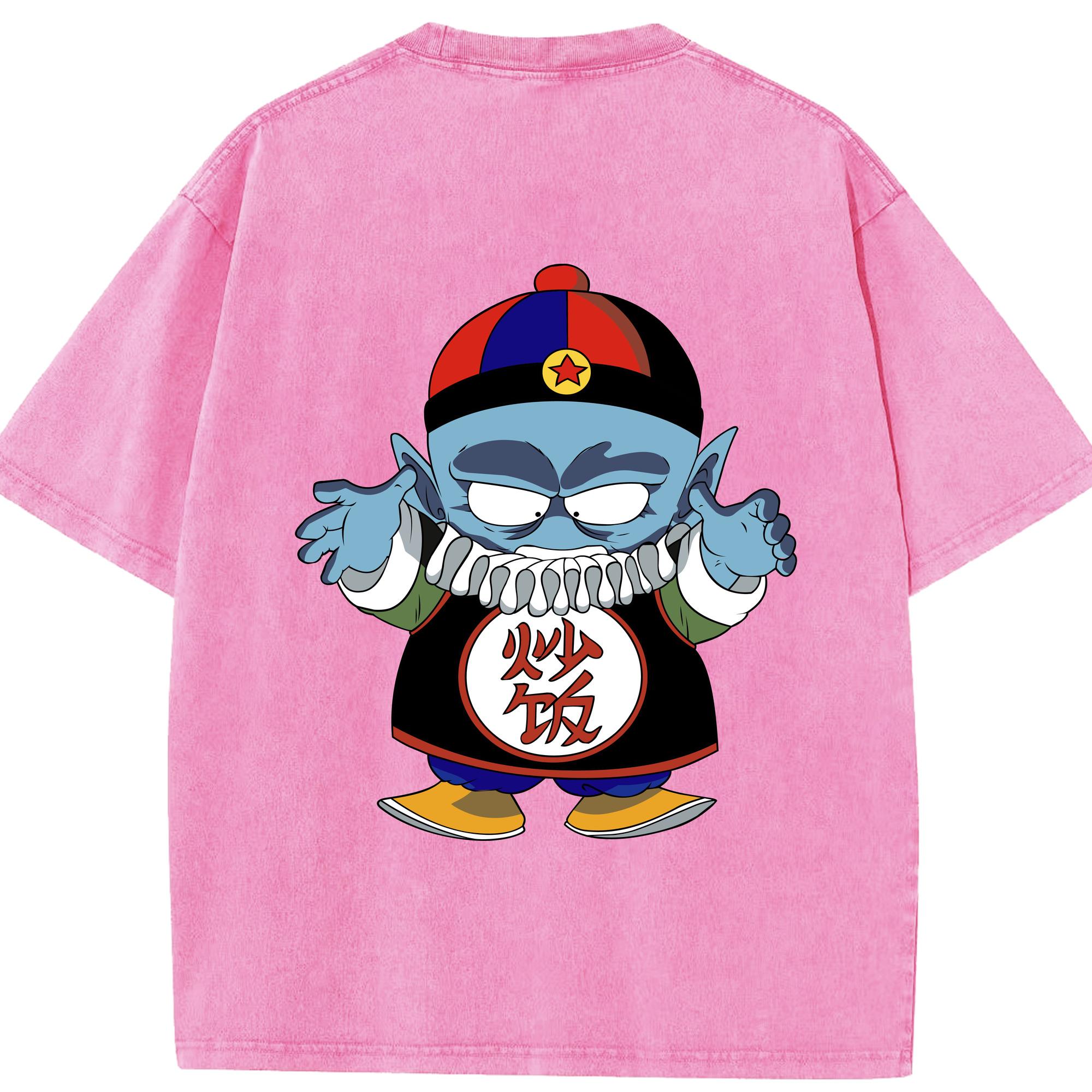 （画像用） ドラゴンボール DRAGON BALL 綿100% ヴィンテージ風 半袖Tシャツ（背面プリント）